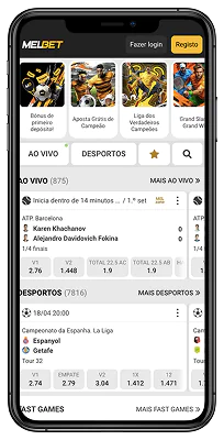 Aplicação Melbet