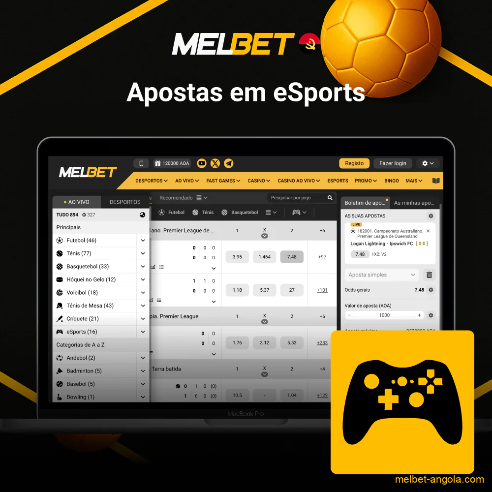 Apostas em eSports na Melbet