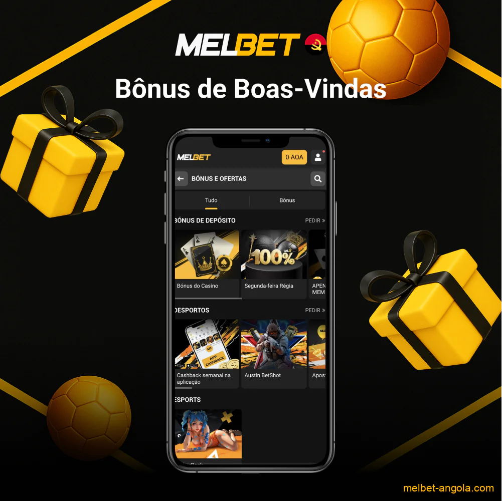 Bônus de Boas-Vindas no App Melbet
