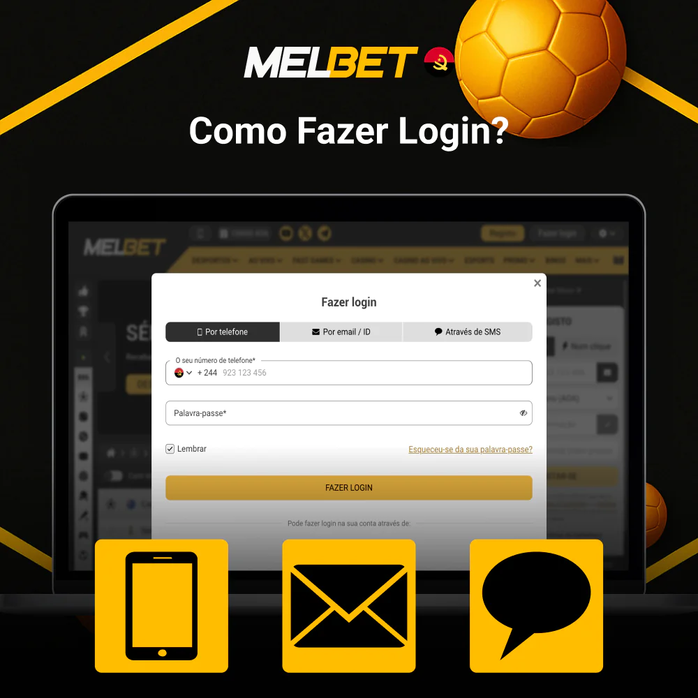 Login fácil no site Melbet