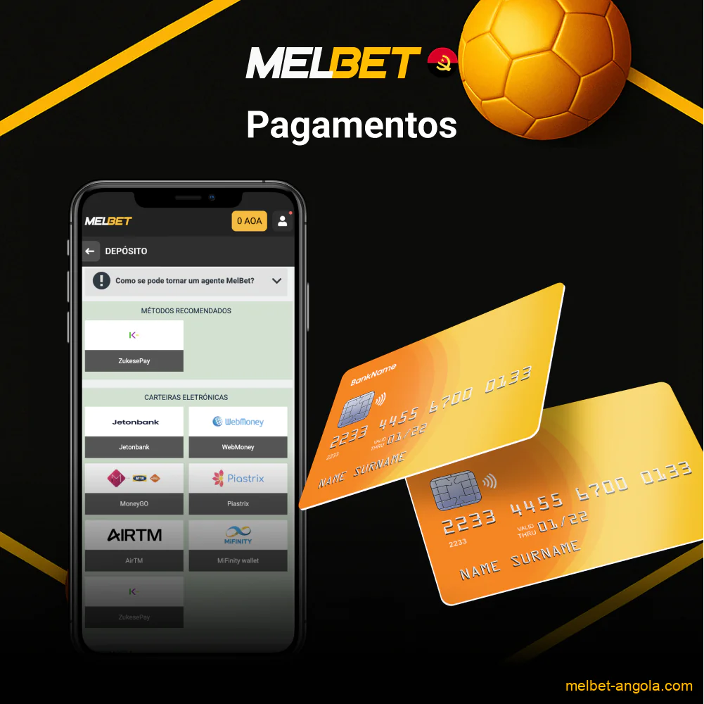 Opções de pagamento Melbet app