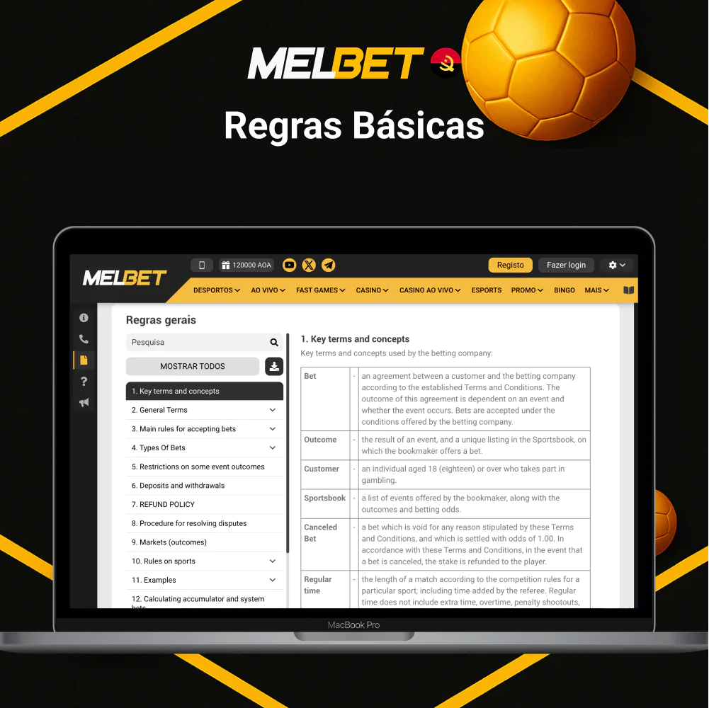 Regras de afiliados Melbet Angola